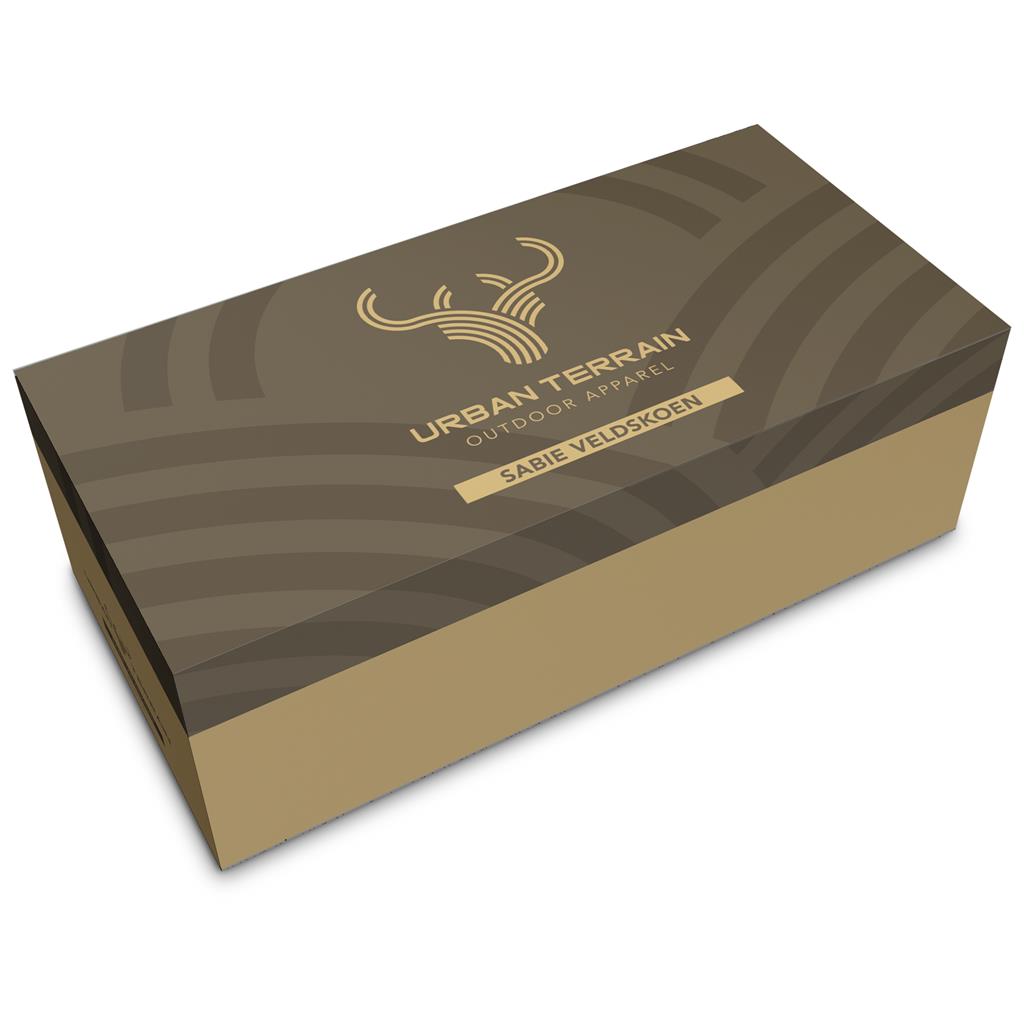 Branded footwear box for Mainline Sportswear shoes.